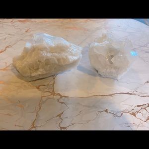 Clear Quartz Crystal Clusters - Lot of 2
